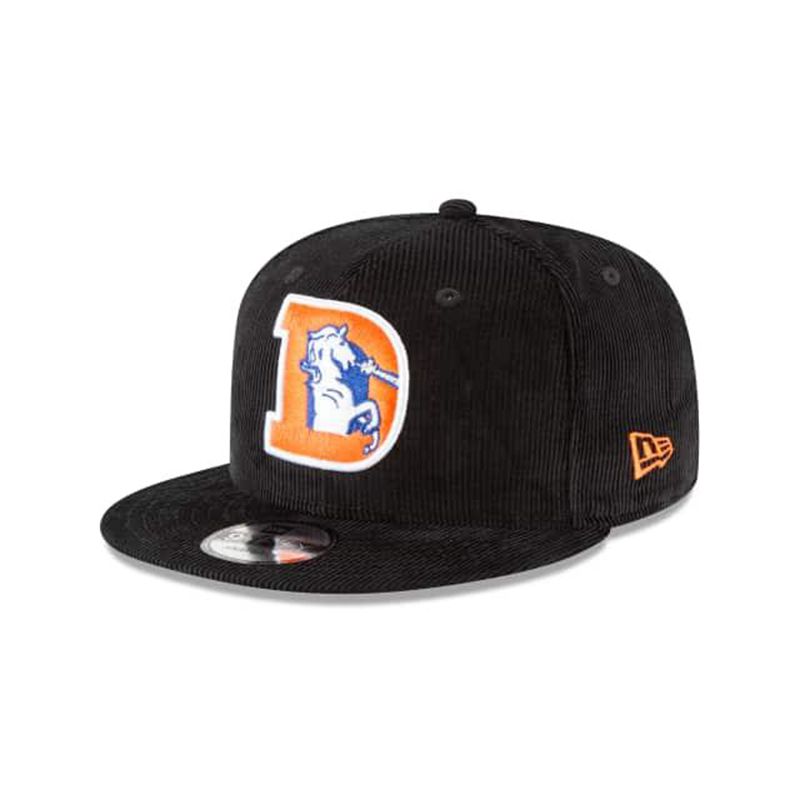 NFL Denver Broncos Corduroy 9Fifty Snapback (ROB1138) - Black New Era Caps